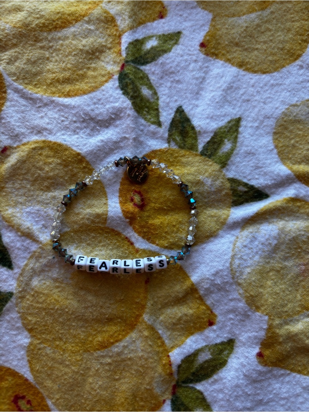 Little words project LWP bracelet fearless